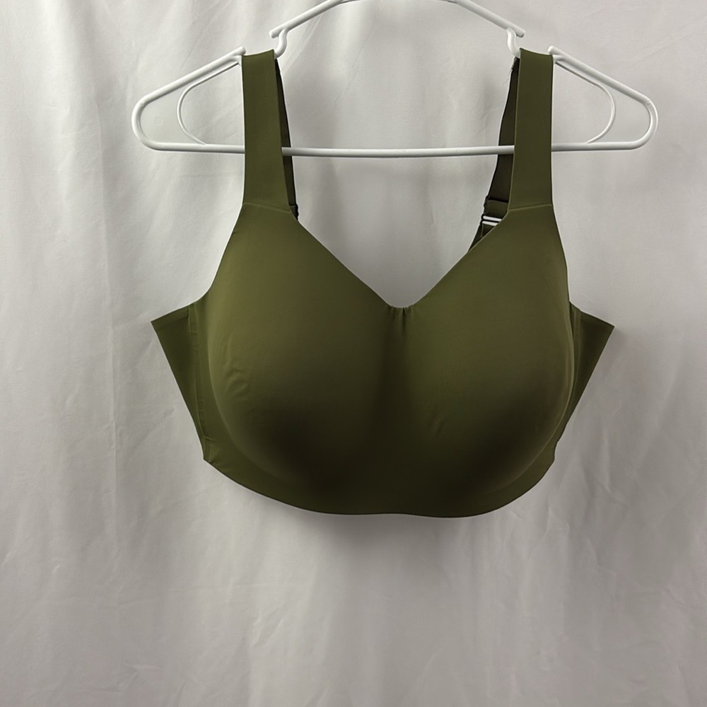 Knix Wireless Bra Size XL++ Army Green - Picture 2 of 8